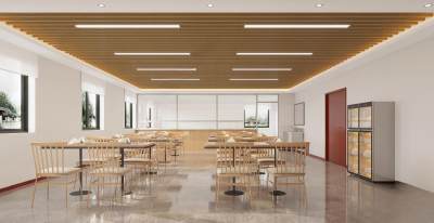 现代食堂3D模型下载